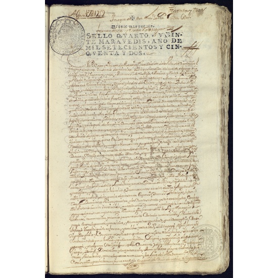 Protocol. Exchange of a boat between Antonio Fernández and Juan Rodríguez (1752).