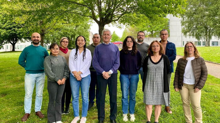 O premio na categoría de Ciencias Técnicas foi para o grupo coordinado por Ana Mª Soto Campos no CRETUS. FOTO: RAGC