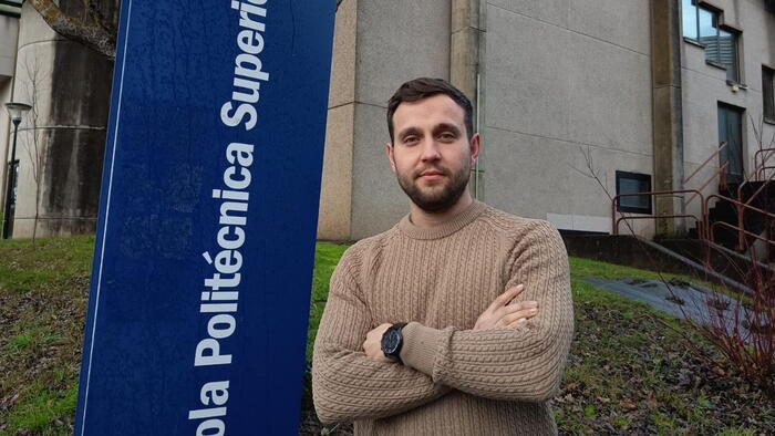 Joel Rodríguez está a traballar no Desenvolvemento do Inventario Forestal Continuo de Galicia