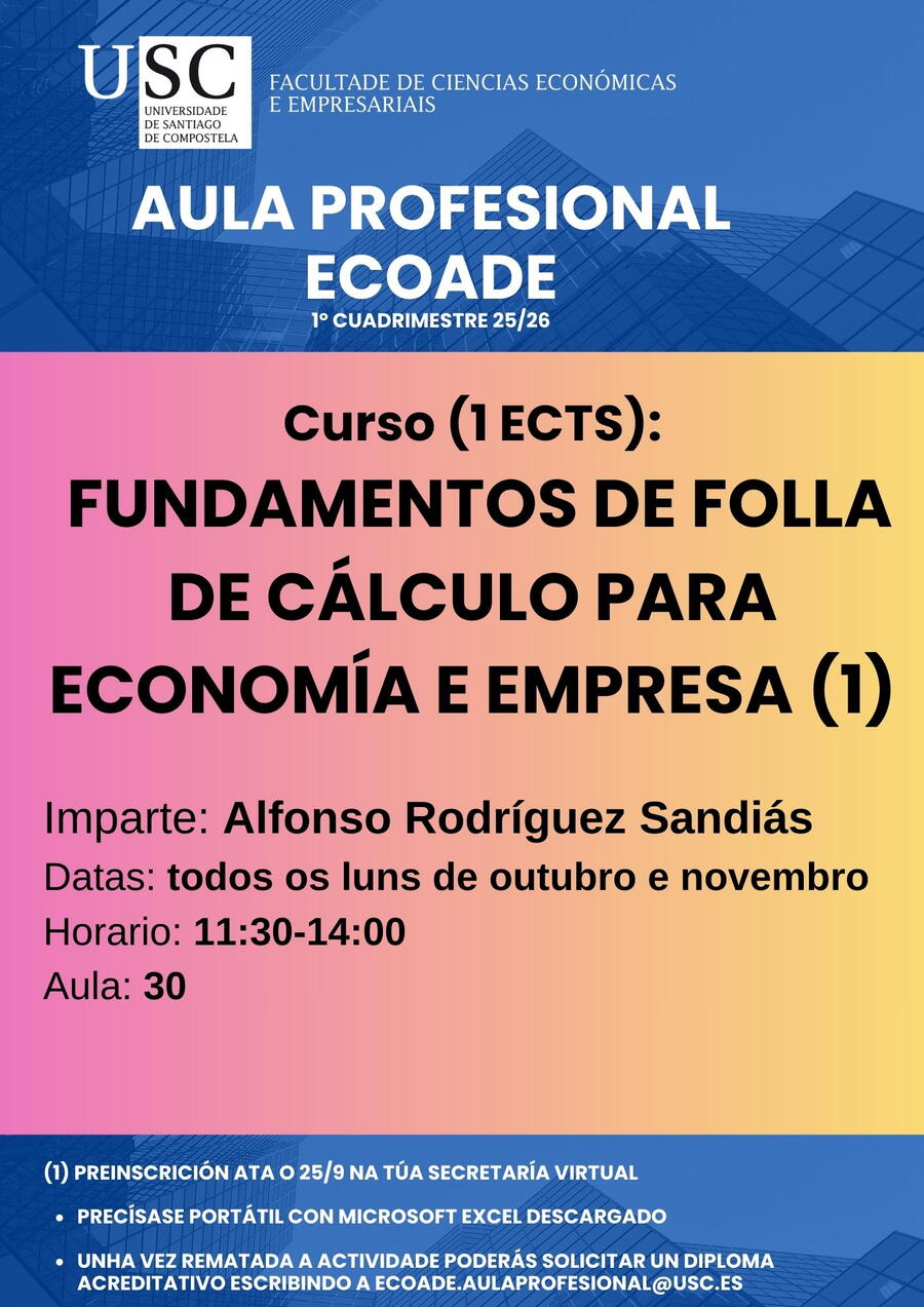 cartaz Aula Profesional ECOADE