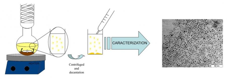 Síntese de nanopartículas e/ou nanofluidos