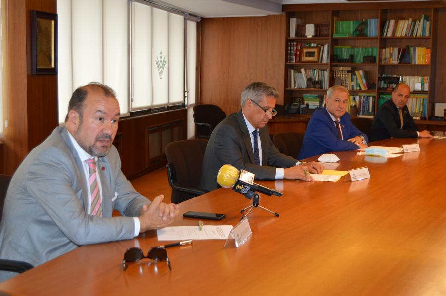 De esquerda a dereita, Antonio López, Manuel Varela, José Tomé e Jaime López