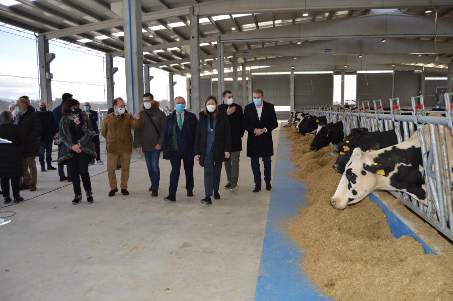 De esquerda a dereita, Montserrat Valcárcel, Antonio López, Jaime Caldeiro, José Tomé, Pilar García, Roberto Fernández e Francisco Balado