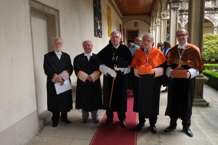 Enric Trillas, Jean-Michel Uhaldeborde, Juan Viaño, Luís Caramés e Senén Barro Enric Trillas, Jean-Michel Uhaldeborde, Juan Viaño, Luís Caramés e Senén Barro