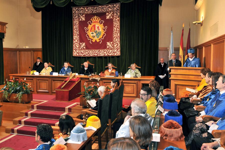Momento do discurso do padriño, Alfredo Bermúdez de Castro y López Varela Momento do discurso do padriño, Alfredo Bermúdez de Castro y López Varela