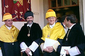 Urbano Santana, Senén Barro e Juan S. López Arranz