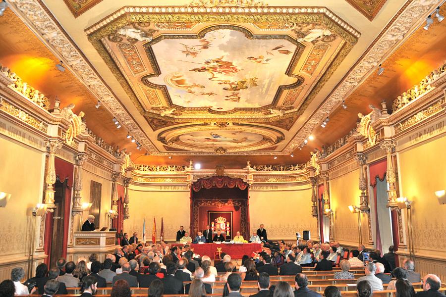 Paraninfo durante o discurso de Antonio Bonet Paraninfo durante o discurso de Antonio Bonet