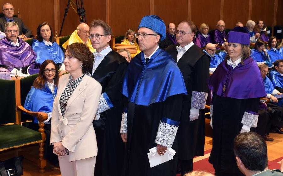 Presentación dos homenaxeados