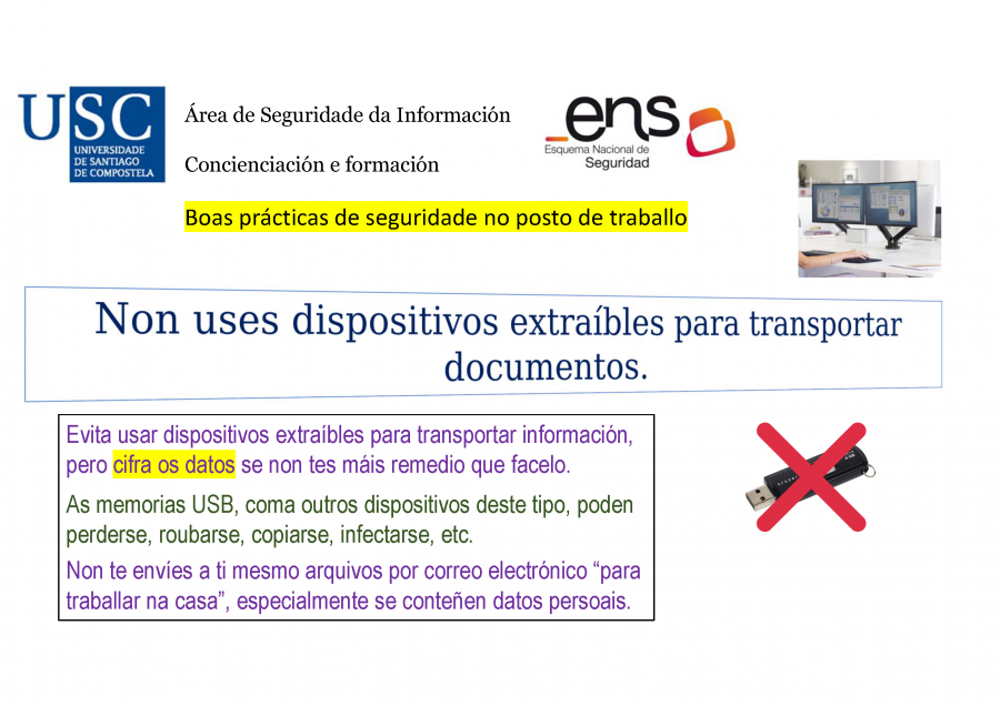 Non saques arquivos da USC