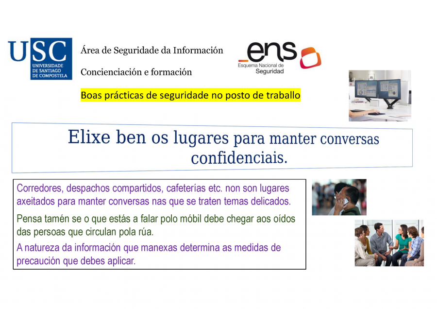 Conversa nun lugar seguro