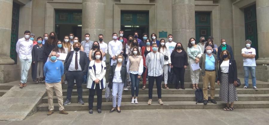 Acto de entrega de diplomas de fin de Máster na Facultade de Química