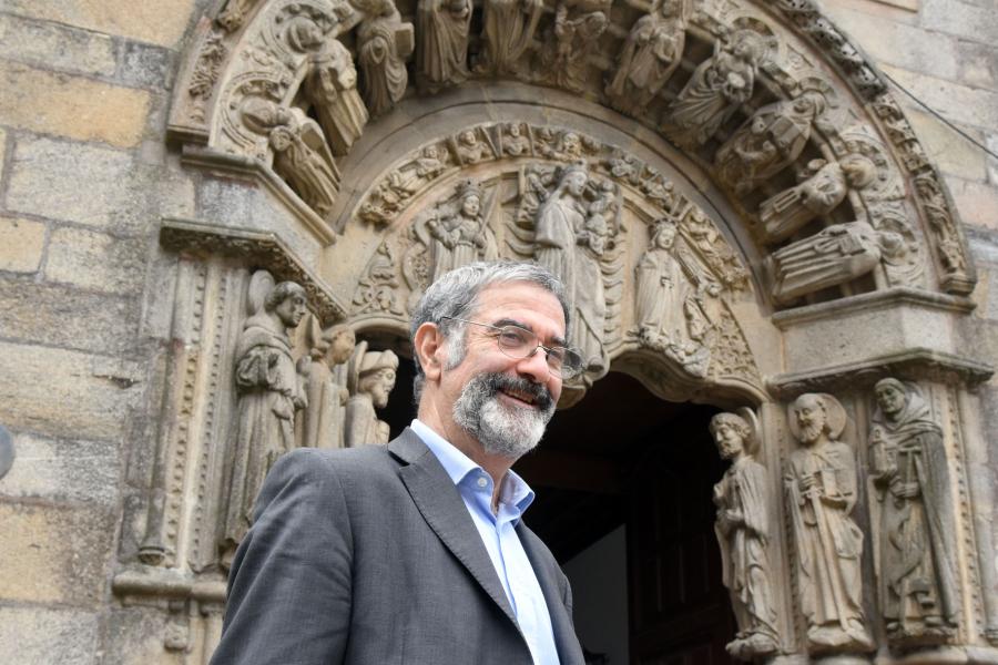 Serge Haroche ante o Colexio de San Xerome