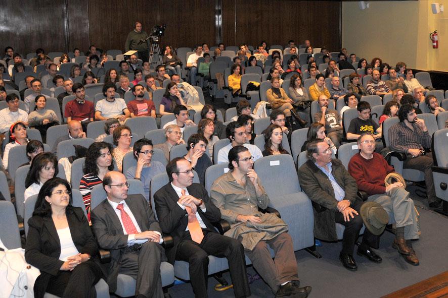 Público asistente á conferencia de Harold Elliot Varmus Público asistente á conferencia de Harold Elliot Varmus