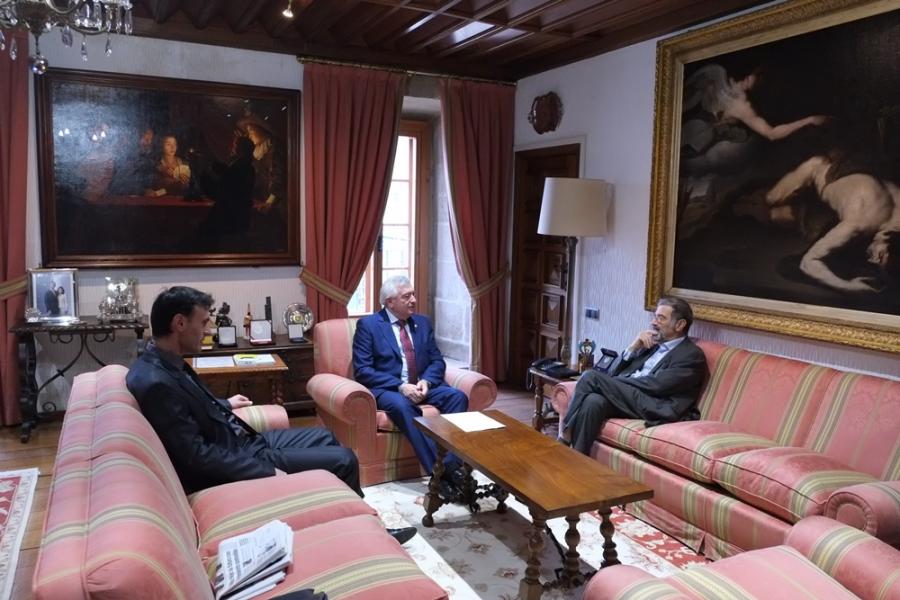 Recepción a Serge Haroche na Reitoría Recepción a Serge Haroche na Reitoría