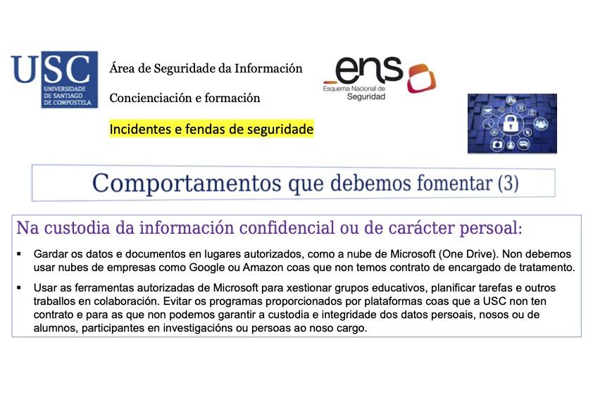 Usa as ferramentas autorizadas pola universidade