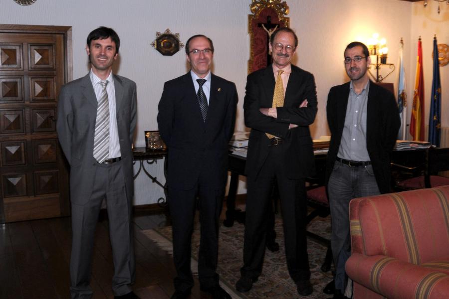 Recepción a Harold Elliot Varmus na reitoría Recepción a Harold Elliot Varmus na reitoría