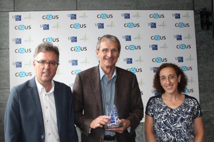 José Luis Mascareñas, Richard Royce Schrock e María Dolores Pérez no CiQUS José Luis Mascareñas, Richard Royce Schrock e María Dolores Pérez no CiQUS