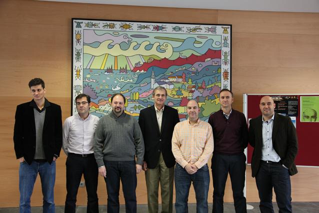 Richard Royce Schrock xunto a investigadores do CiQUS