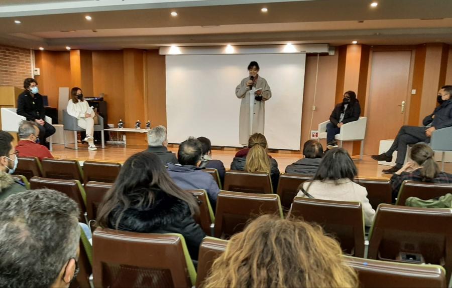 A vicerreitora de Coordinación do Campus de Lugo Montserrat Valcárcel, presidiu a cerimonia de entrega de premios