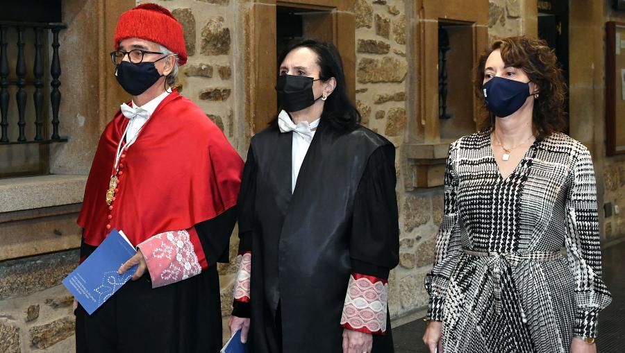 Javier Gárate, María Emilia Casas e Dulce Mella Javier Gárate, María Emilia Casas e Dulce Mella