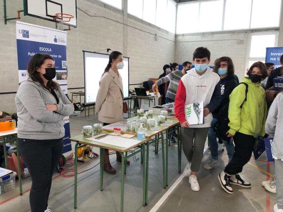 Xornada de achegamento da USC ao alumnado preuniversitario da Mariña luguesa, no Ies Vilar Ponte de Viveiro