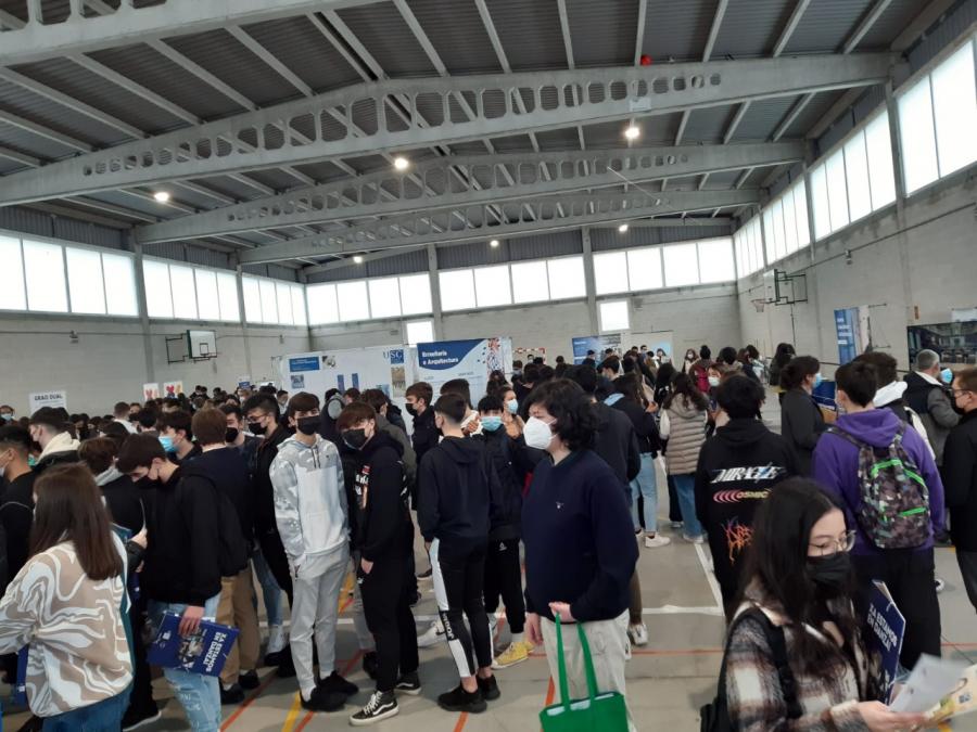 Xornada de achegamento da USC ao alumnado preuniversitario da Mariña luguesa, no Ies Vilar Ponte de Viveiro