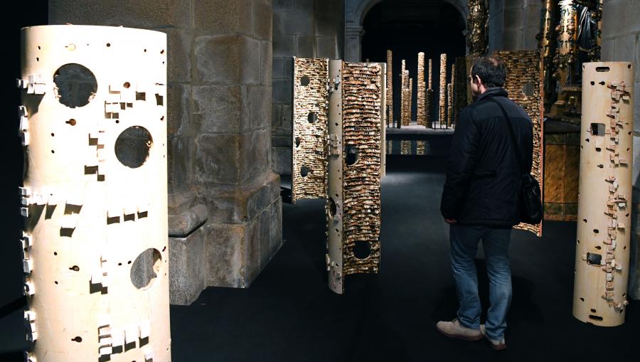 Inauguración da mostra: FOTO: Santi Alvite