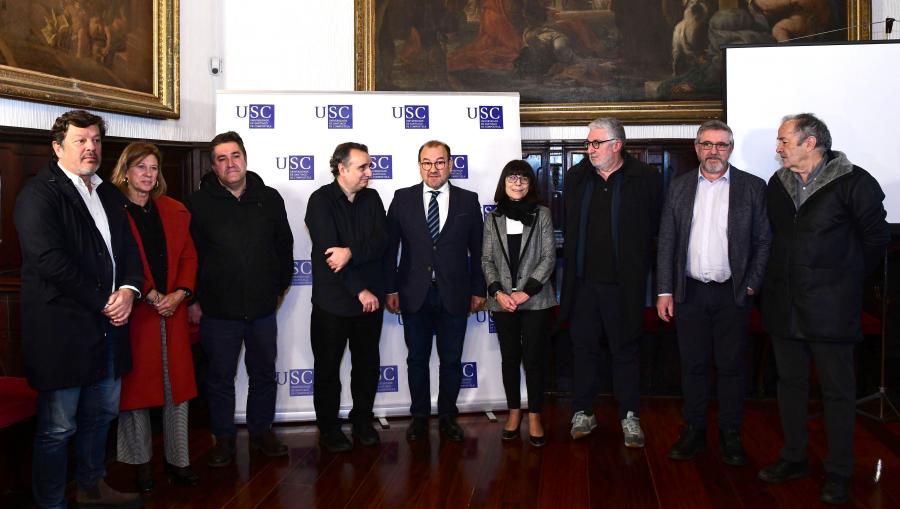 Presentación da proposta de novo centro de Ciencias da Saúde da USC. FOTO: Santi Alvite