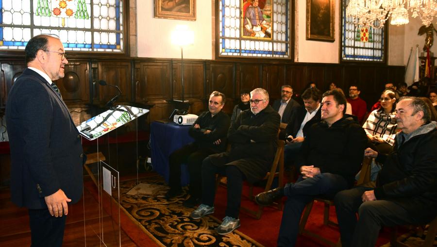 Presentación da proposta de novo centro de Ciencias da Saúde da USC. FOTO: Santi Alvite