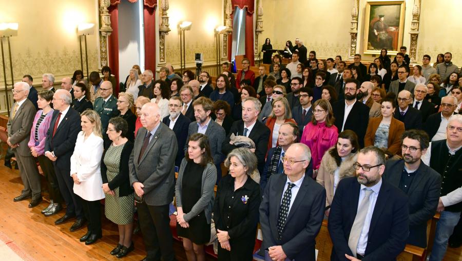 Público asistente ao acto. FOTO: Santi Alvite