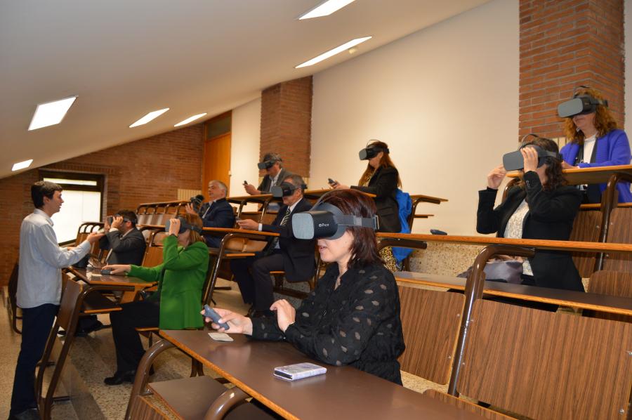 Aula de simulación virtual da Facultade de Veterinaria