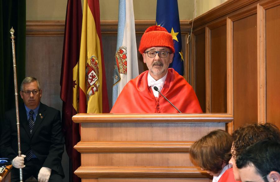 Momento do discurso de José Manuel Lorenzo Momento do discurso de José Manuel Lorenzo