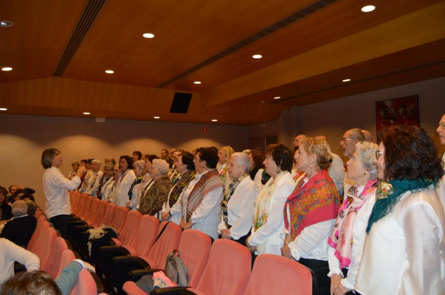 Bruno Villamayor dirixe a Coral da Asociación do Alumnado de IV Ciclo do Campus de Lugo da USC