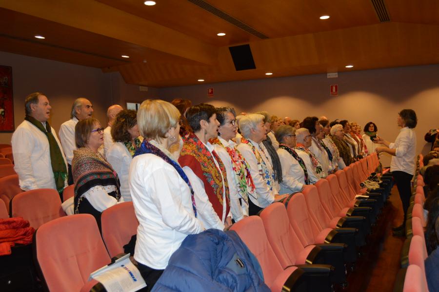 Bruno Villamayor dirixe a Coral da Asociación do Alumnado de IV Ciclo do Campus de Lugo da USC