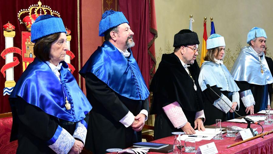 Momento do discurso do reitor Momento do discurso do reitor