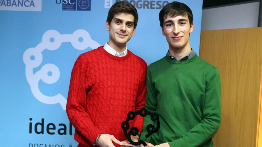 Héctor Campos e David Pérez, gañadores do IX IdeaLugo