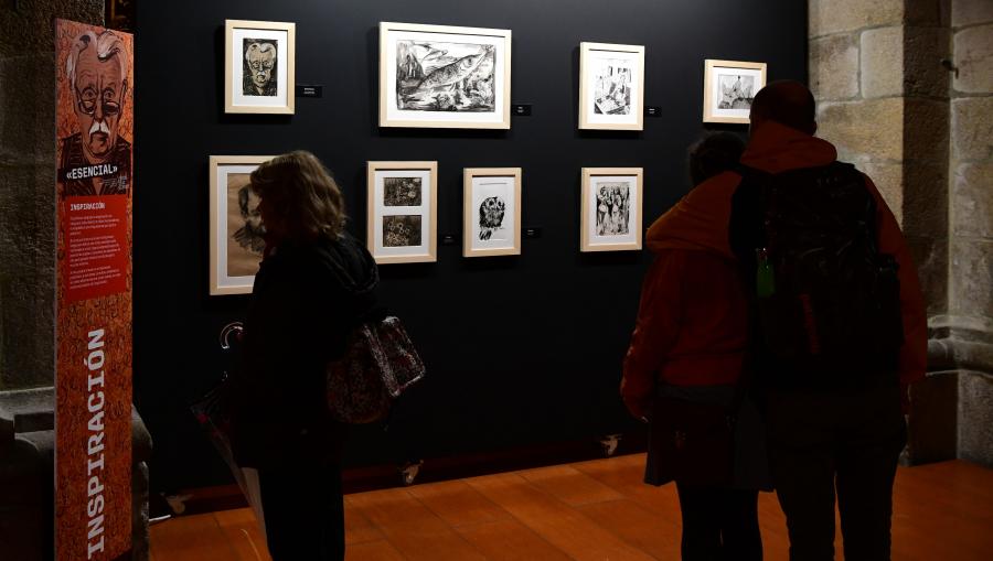 A mostra pode visitarse ata o 23 de febreiro, en horario de luns a venres, de 11.00 a 14.00 e de 17.00 a 20.30 horas. FOTO: Santi Alvite