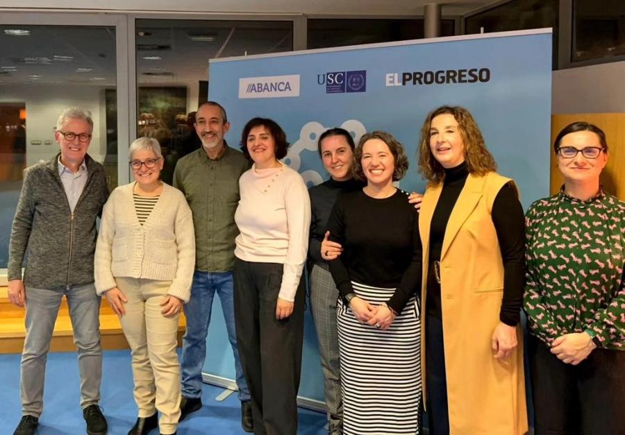 Promotores da spin off XuvenLab, promovida polo grupo de innovación docente XuvenCiencia da USC