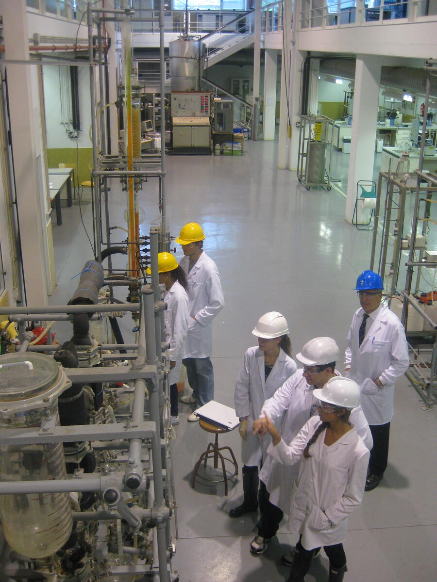 Planta piloto da ETSE. Vista xeral