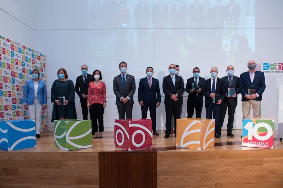 Autoridades e galardoados cos Premios Galicia Alimentación 2020