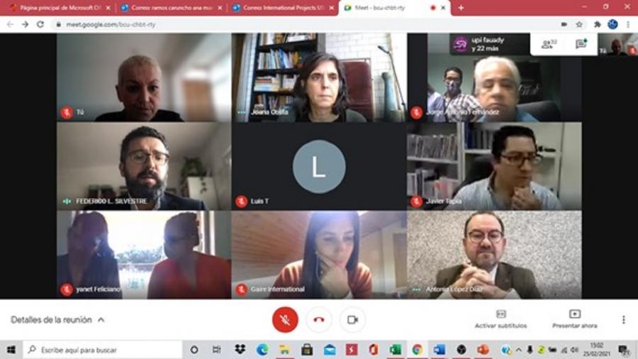 A reunión de arranque do proxecto celebrouse en liña 