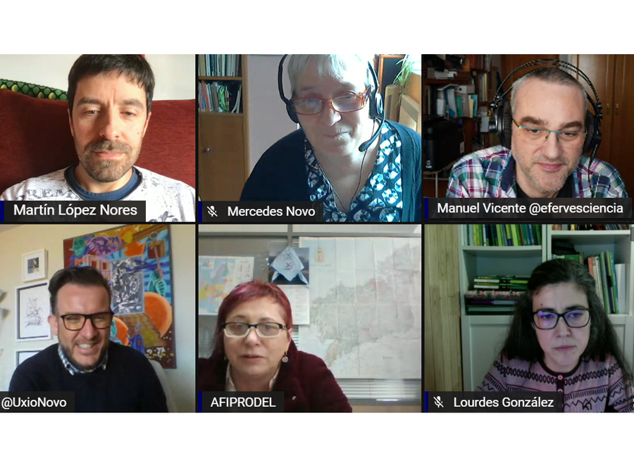 Relatores participantes na sesión de lanzamento do proxecto Ciencia no Camiño Relatores participantes na sesión de lanzamento do proxecto Ciencia no Camiño