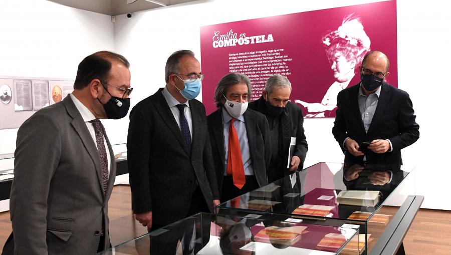 De esquerda a dereita, Antonio López, Xosé Sánchez Bugallo, José Manuel González Herrán, Salvador García-Bodaño Zunzunegui e Anxo Lorenzo. FOTO: Santi Alvite De esquerda a dereita, Antonio López, Xosé Sánchez Bugallo, José Manuel González Herrán, Salvador García-Bodaño Zunzunegui e Anxo Lorenzo. FOTO: Santi Alvite