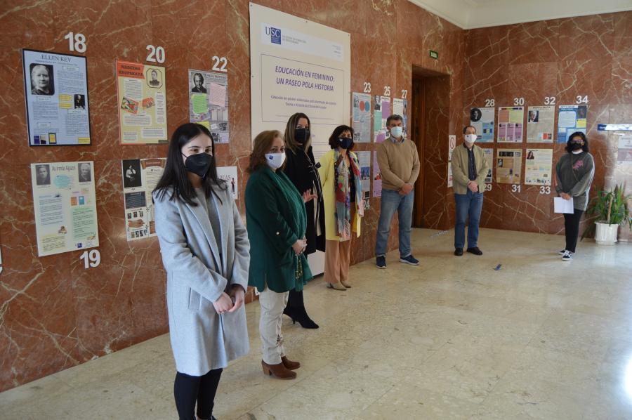 Inauguración da mostra  ‘Educación en feminino: un paseo pola historia', en Formación do Profesorado