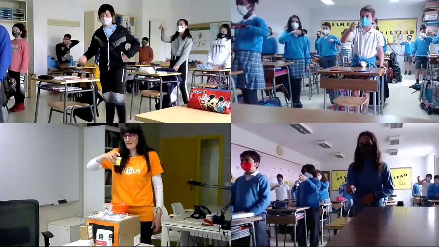 As investigadores Eva Cernadas, Paula López e Andrea Cascallar puxeron en valor a investigación que desenvolven na actualidade como punto de partida para espertar o interese de nenas e mozas nas Tecnoloxías da Información e as Comunicacións (TIC) As investigadores Eva Cernadas, Paula López e Andrea Cascallar puxeron en valor a investigación que desenvolven na actualidade como punto de partida para espertar o interese de nenas e mozas nas Tecnoloxías da Información e as Comunicacións (TIC)