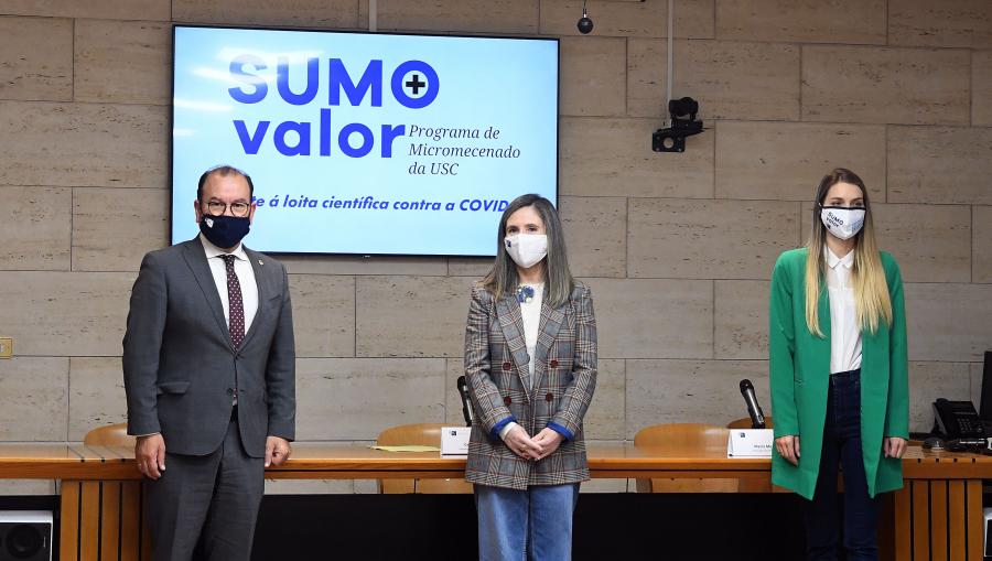 De esquerda a dereita, Antonio López, Cecilia Sierra e María Mera. FOTO: Santi Alvite