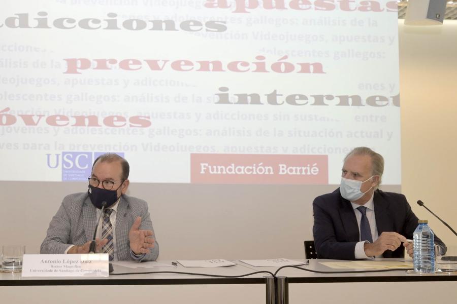 A colaboración entre a USC e a Fundación Barrié para o desenvolvemento deste proxecto quedou formalizada este martes nun convenio de colaboración asinado entre o reitor Antonio López e o presidente da Fundación Barrié, José María Arias Mosquera