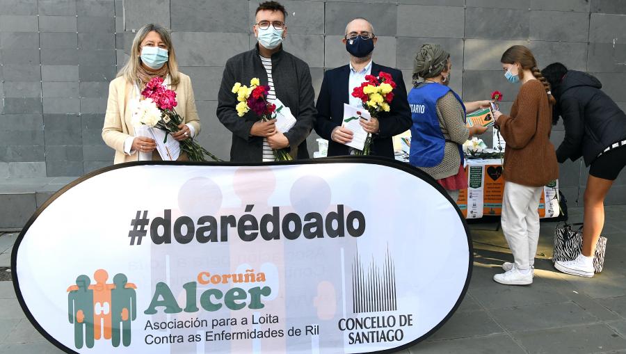 De esquerda a dereita, Milagros Castro, Alfredo Saborido e Víctor Arce. FOTO: Santi Alvite 