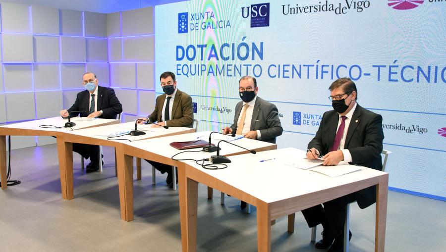 O documento establece como prioridade a planificación, desenvolvemento integrado e consolidación da adquisición e mellora de equipamento e instalacións científico-técnicas do SUG. FOTO: Santi Alvite