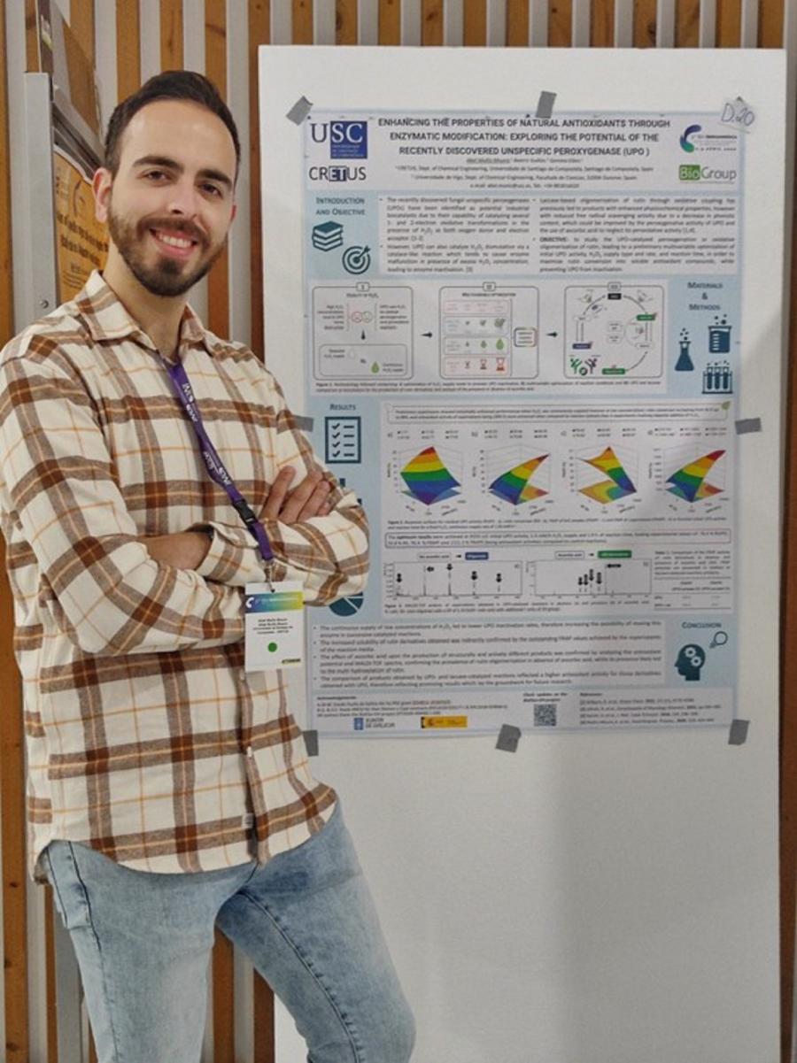 Abel Muñiz Mouro pertence ao CRETUS da USC 